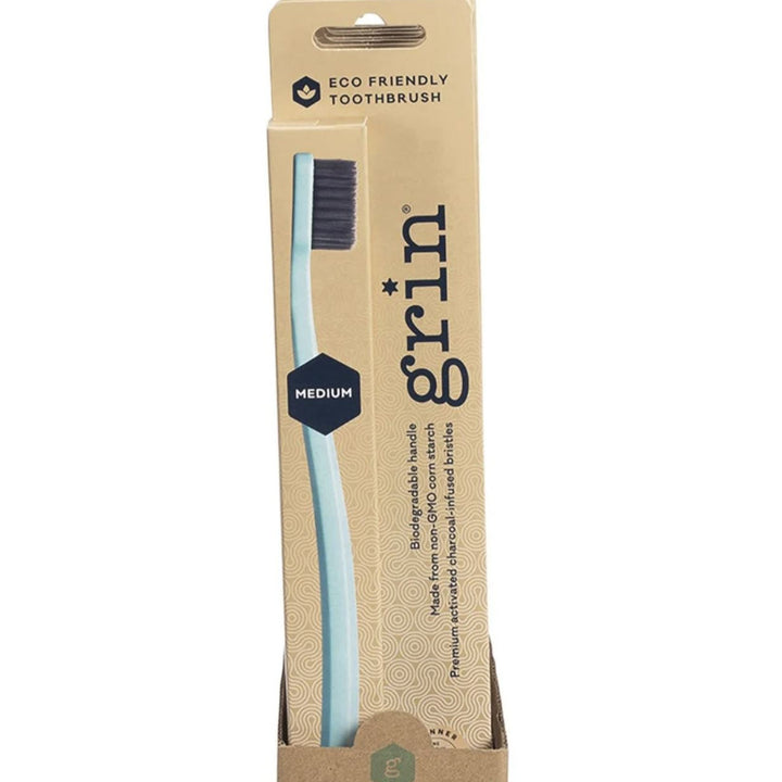 GRIN Medium Toothbrush - Mint