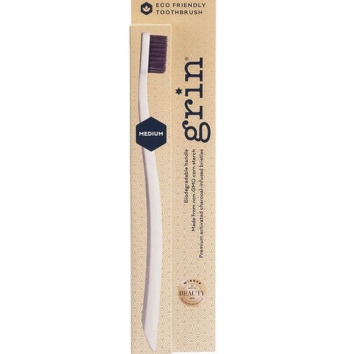 GRIN Medium Toothbrush - Ivory Desert