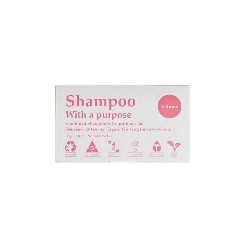 SHAMPOO WITH A PURPOSE Shampoo & Conditioner Bar - Extra Volume